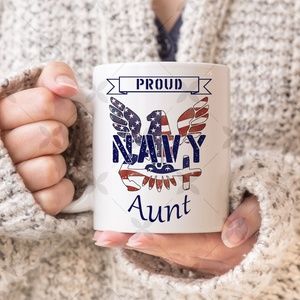 Proud Navy Aunt Mug